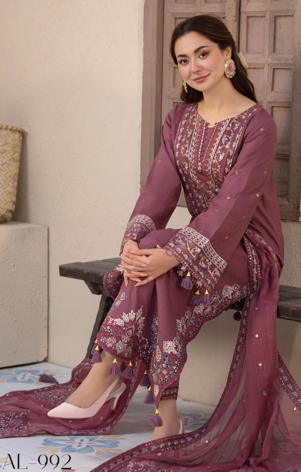 Luxury Embroidered
