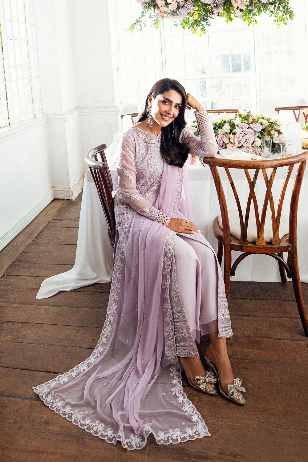 Embroidered Organza