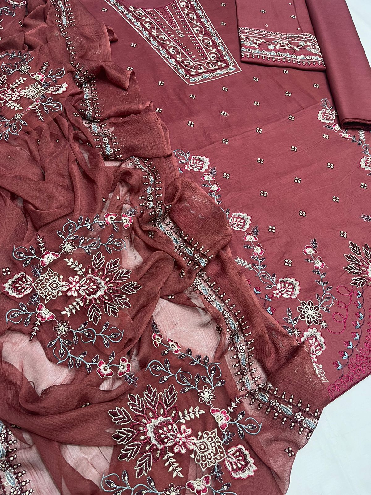 Luxury Embroidered