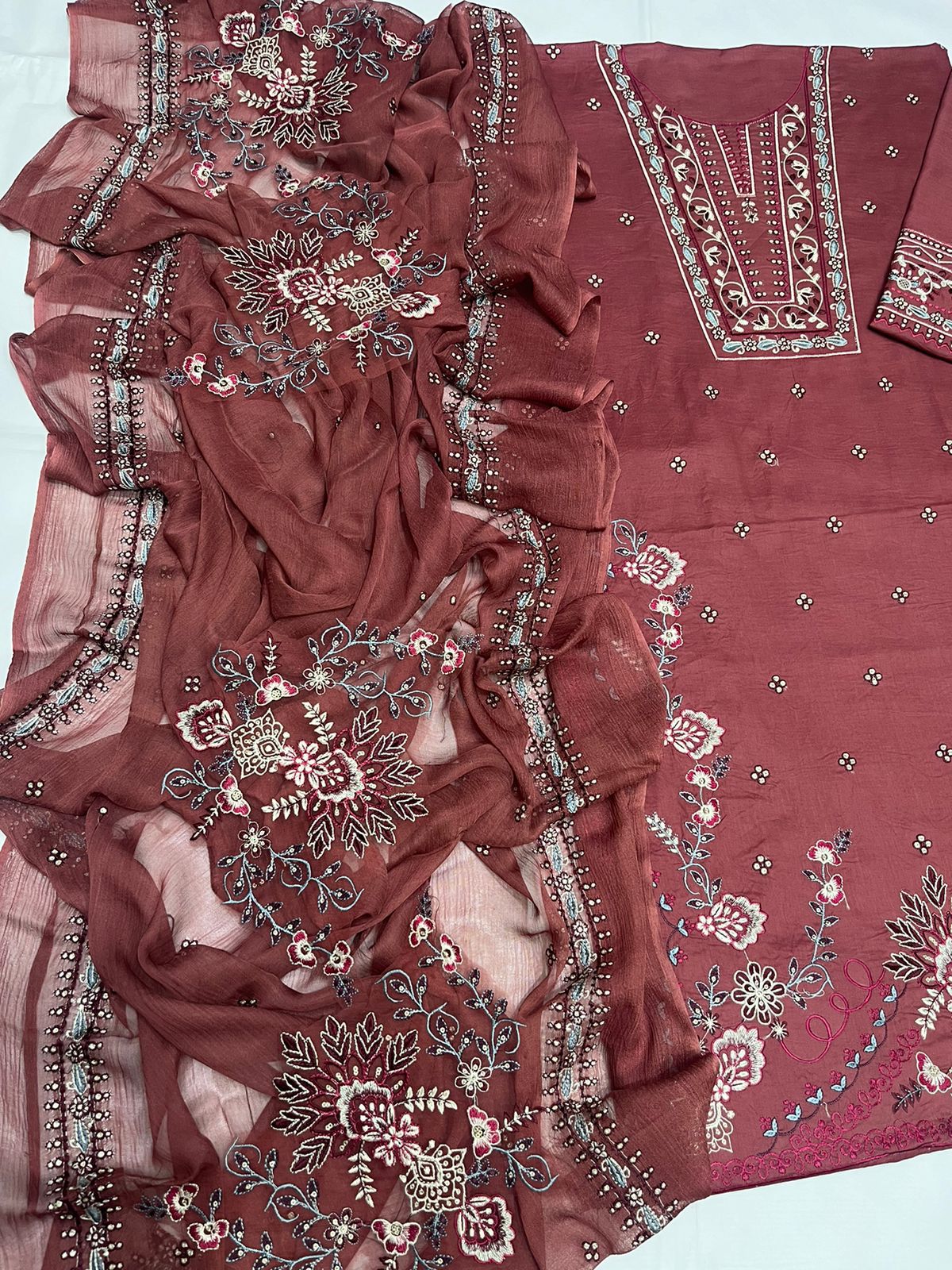 Luxury Embroidered