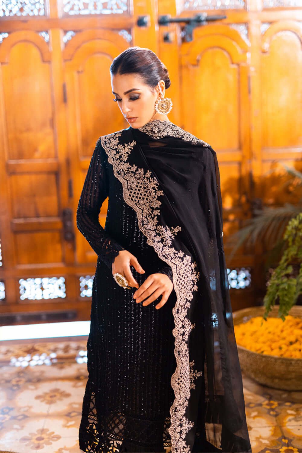 Embroidered Organza