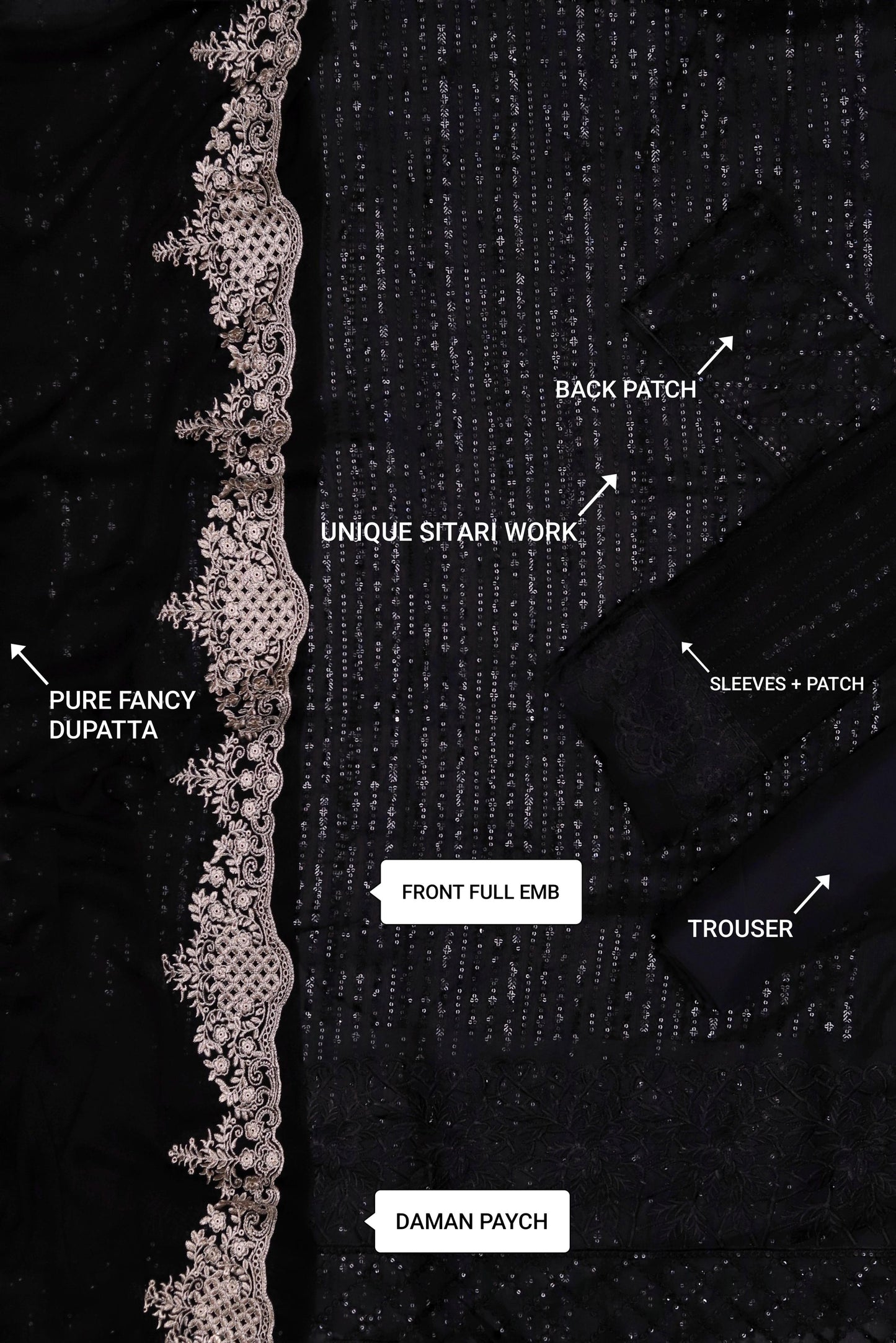 Embroidered Organza