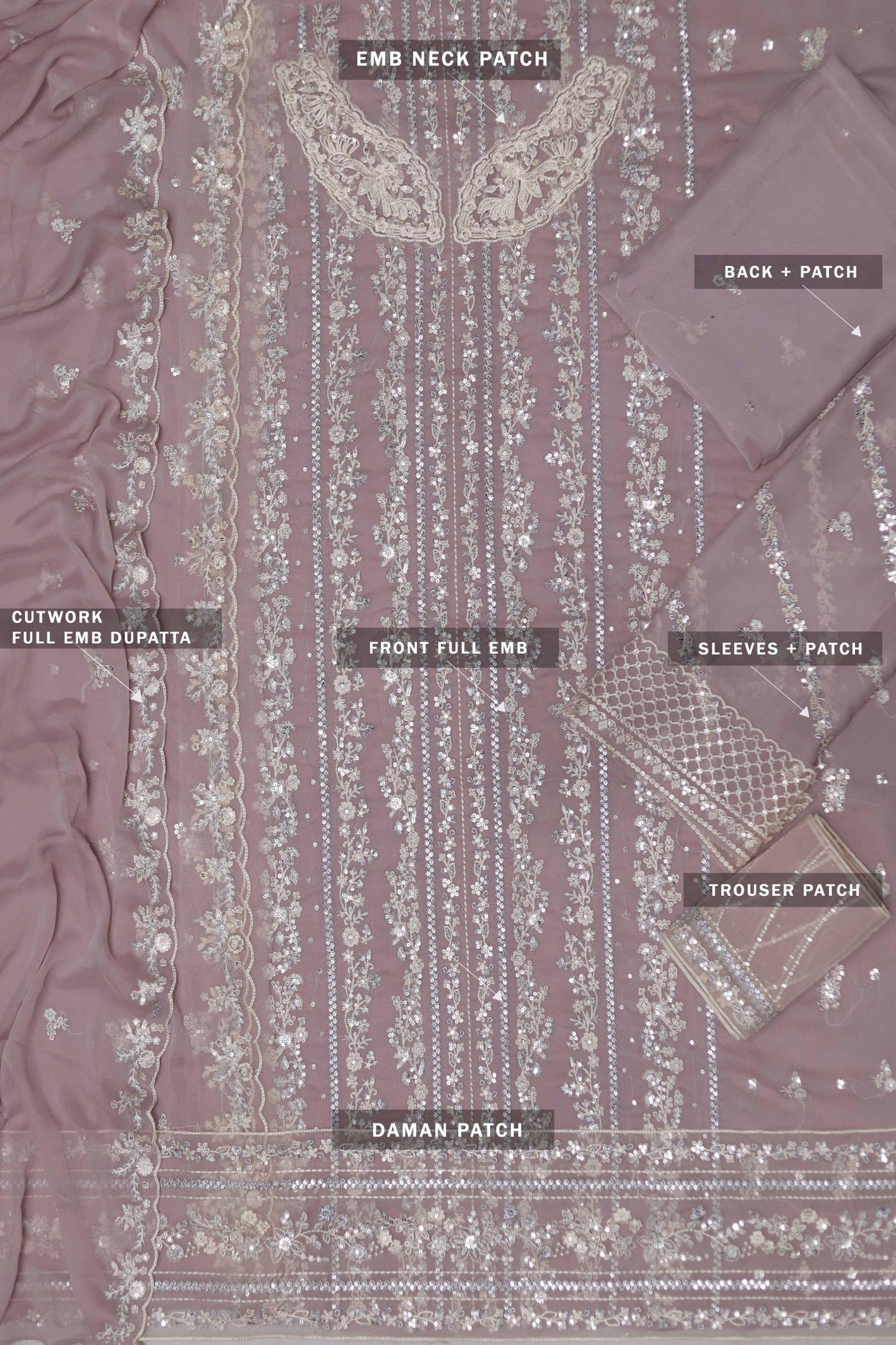Embroidered Organza