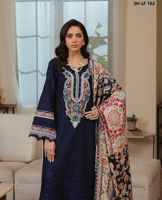 MAHNUR LAWN  WITH DAIMOND