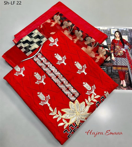 Lawn Embroidered